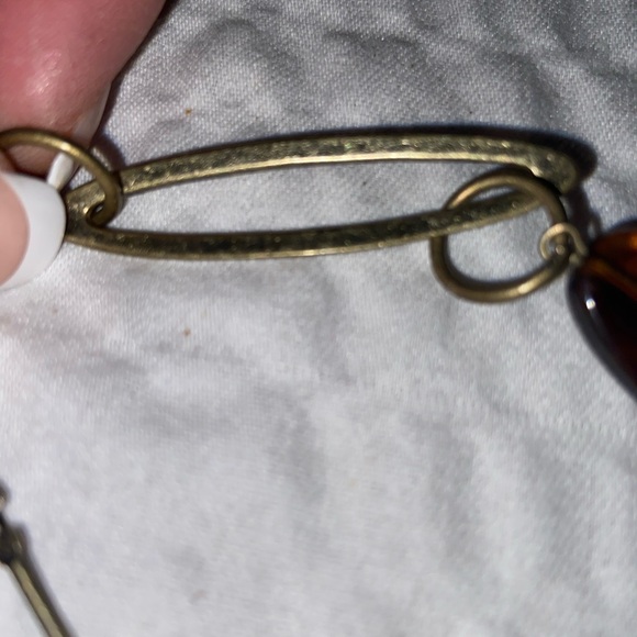 Necklace-Xtra long earthtone necklace - Picture 9 of 12